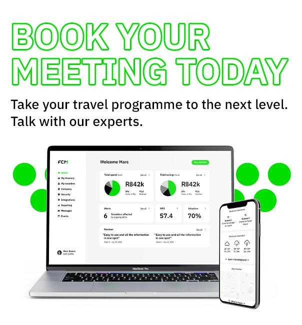Book your meeting today. Take your travel programme to the next level. Talk with our experts.