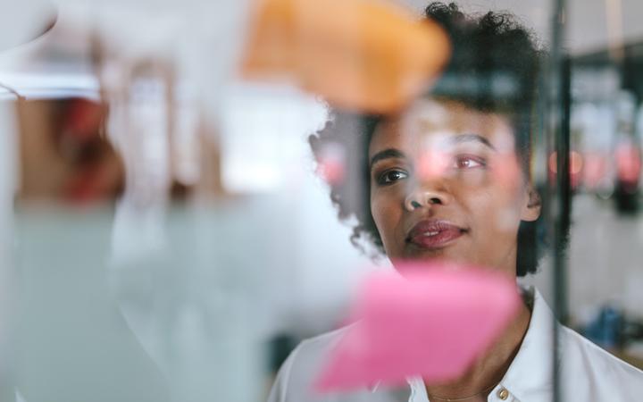 Woman at work